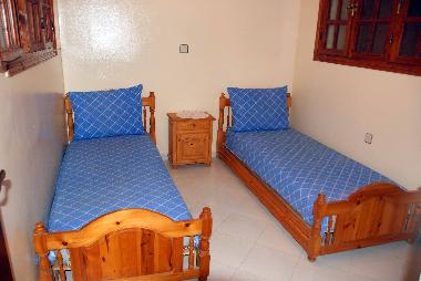 Schlafzimmer mit 2 Einzelbetten