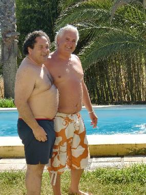 Carlos & Vital die Chefs von Quinta da Reporta immer f�r unsere G�ste da