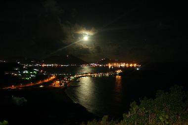 von der Terrase bei Nacht