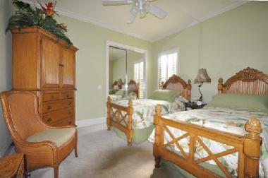 zweites Schlafzimmer mit zwei Einzelbetten