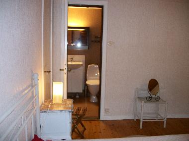 Badezimmer im Schlafbereich, Durchgang vom Elternschlafzimmer
