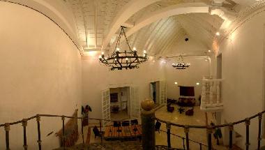 Sicht vom Wendeltreppe auf Salon