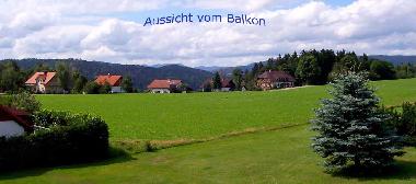 Aussicht vom Balkon