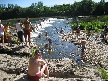 wasserfall bei kuldiga