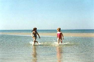 Kinderfreundlicher Sandstrand