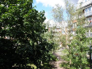 Blick vom Balkon