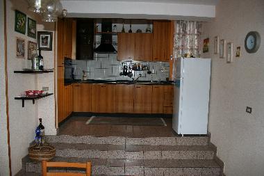 Die komplett eingerichtete K�che