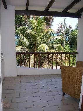 Der Balkon vom grossen Schlafzimmer