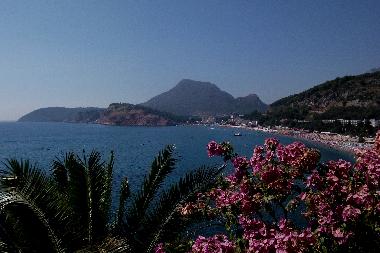 Blick von der Terasse des Appartements Nr. 1