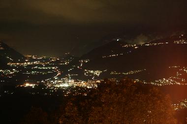 Lichterspektakel in der Nacht
