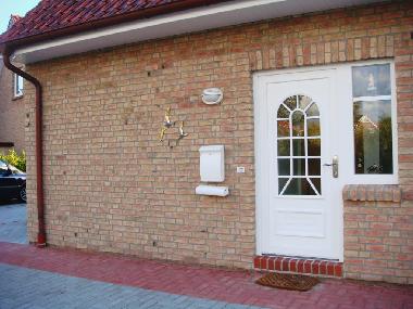 Eingang zur Ferienwohnung Silbermwe