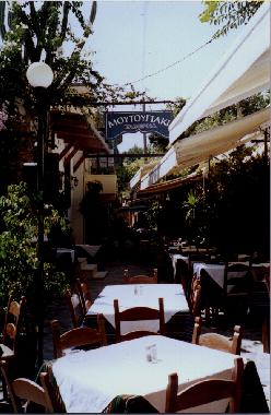 Die Gasse an der sich das Haus befindet