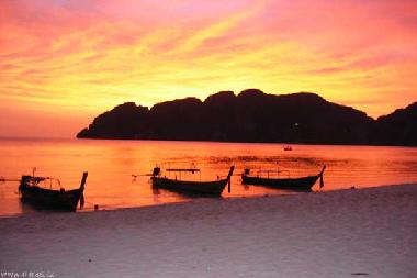 Morgens am Strand