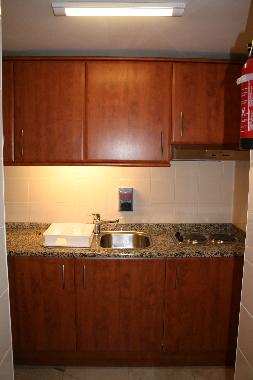 Blick in die K�che