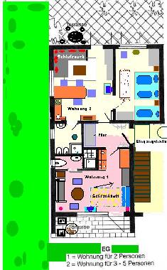 Ferienwohnung in Hooksiel (Nordsee-Festland / Ostfriesland) oder Ferienwohnung oder Ferienhaus
