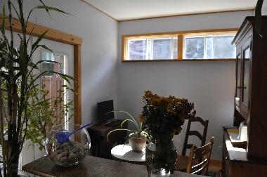 	 Fr�hst�cksraum mit PC  & T�r zur Terrasse