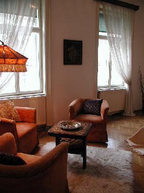 Wohnschlafzimmer Apartment Wien Zentrum