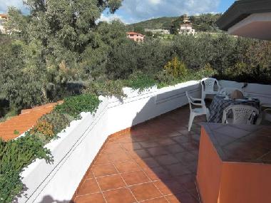 Ferienvilla Nunzia mit wundervollem Panoramablick in die Hgellandschaft und zum Meer