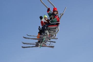 Ski fahren auf Cerny Dul