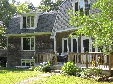 Blick auf die Veranda (Porch) an der Frontseite