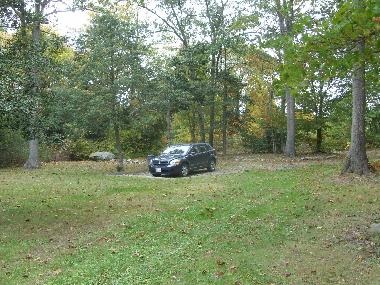 Blick �ber Grundst�ck Richtung Einfahrt