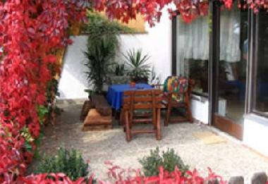 Terrasse im Herbst