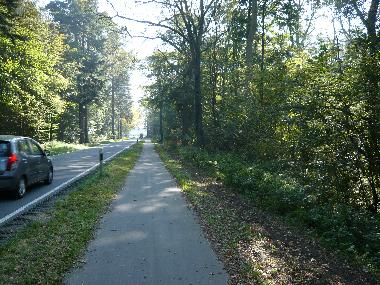 Die schnen Radwege fr eine erholsame Fahrt.