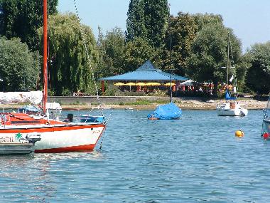 Blick auf den Seegarten in Allensbach