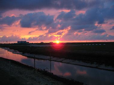 Sonnenuntergang am Strand