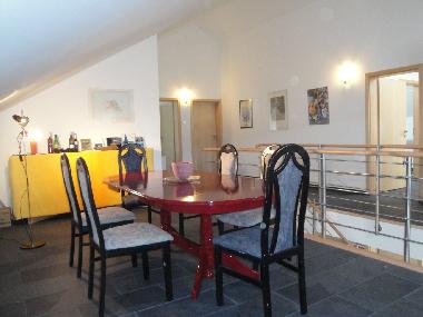 G�stebereich im Obergeschoss