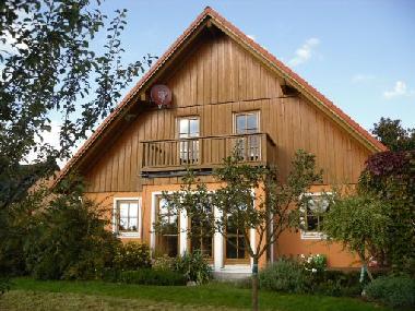 Rckansicht unseres Hauses
