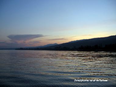 Sonnenaufgang auf der Balisee