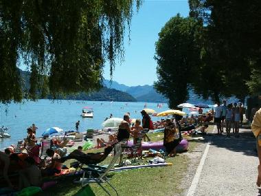 Domaso Strand 200meter weit
