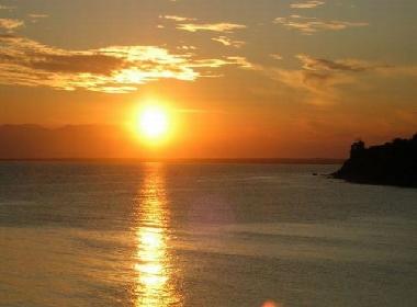 Sonnenuntergang in Psakoudia