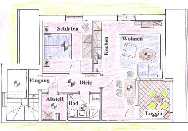 Ferienwohnung in Waase/Ummanz (Ostsee-Inseln) oder Ferienwohnung oder Ferienhaus