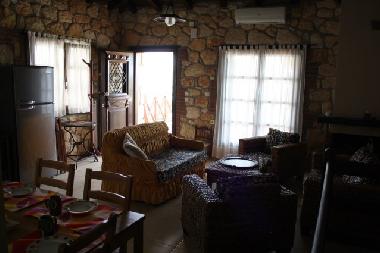 Wohnbereich und Eingang