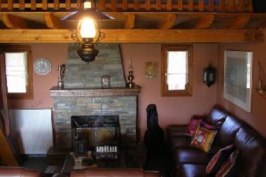 Wohnbereich mit Kamin