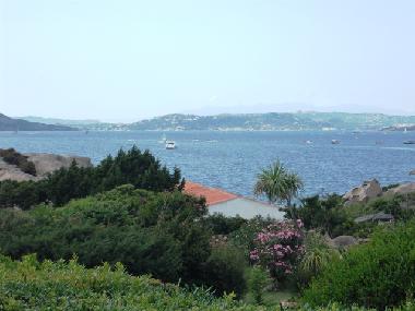 Ausblick vom Garten des Apartments