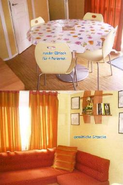 Essplatz fr 4 Personen und gemtliche Sitzecke