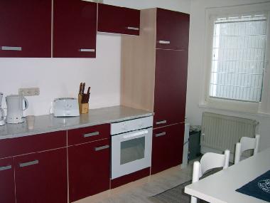 Kche mit Ostseeblick