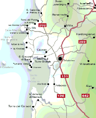Ferienhaus in Sa Rocca Tunda (Oristano) oder Ferienwohnung oder Ferienhaus