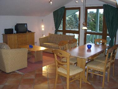 Wohnbereich mit Schlafcouch