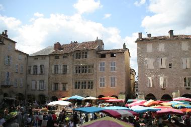 Markt in Villefranche-de-Rouergue