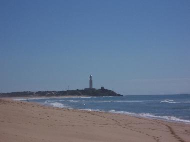 Zahora Strand , Blick zum Trafalgar