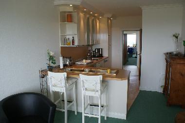 K�che mit Blick aus Wohnbereich