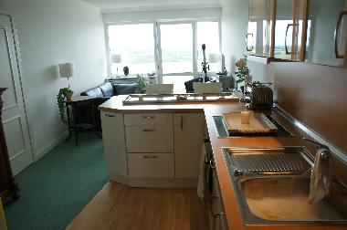 K�che und Wohnzimmer