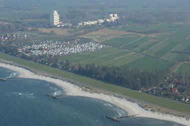 Luftaufnahme Ferienpark Holm mit Ostsee