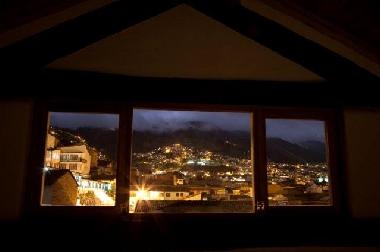 Blick vom Schlafzimmer/Studio