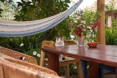 Pergola mit Haengematten