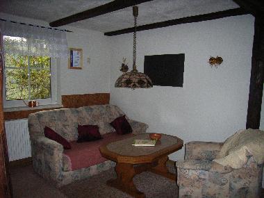 Blick in die Parterre-Wohnung 